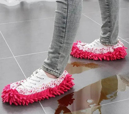 2 Pcs Mop Slippers Dust Cleaning Covers