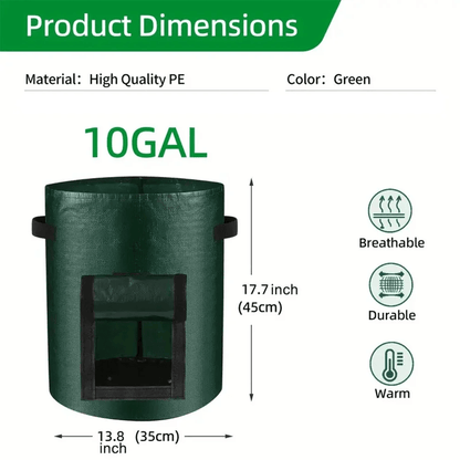 5 PCS Vegetable Grow Bag Planting Bags