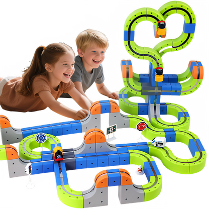 Magnetic Levitation Train Set for Kids, Montessori STEM Building Toy with Anti-Gravity Tracks, Educational Birthday Gift