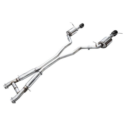AWE Tuning 18-23 Dodge Durango SRT & Hellcat Touring Edition Exhaust - Diamond Black Tips