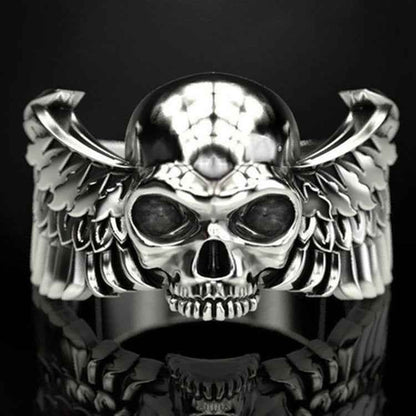 Mens Fashion Punk Skull Ring for Men