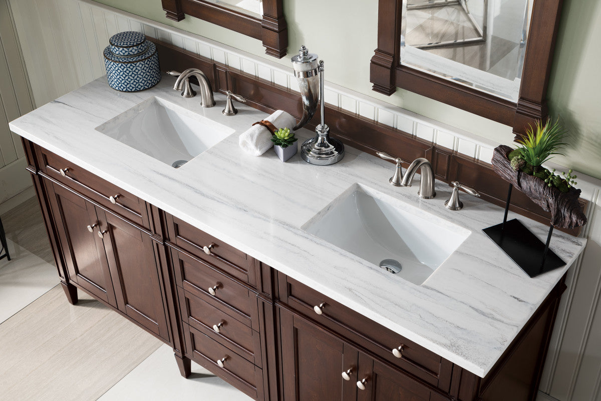 Brittany 72" Double Vanity Cabinet