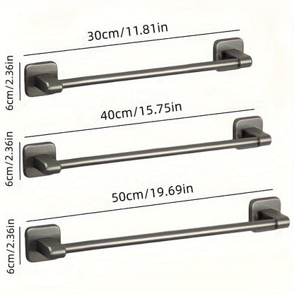 Sleek SelfAdhesive Towel Bar Rustproof  SpaceSaving