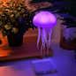 Voice-Controlled Jellyfish Night Light | Ambient LED Mood Lamp for Home Decor
