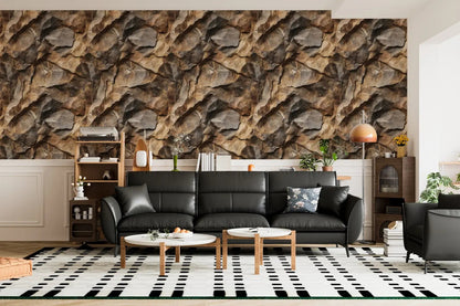 Chiseled Earthstone Mural
