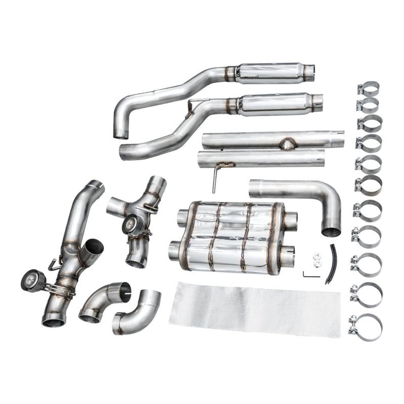 AWE 21+ Wrangler 392 Switchpath Cat-Back Exhaust- Quad BashGuards