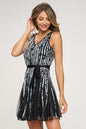 Sleeveless Pleated Belted Dress | Apparel | Kitchen + Metal