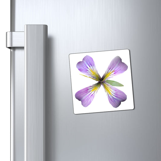 Purple Flower Magnets