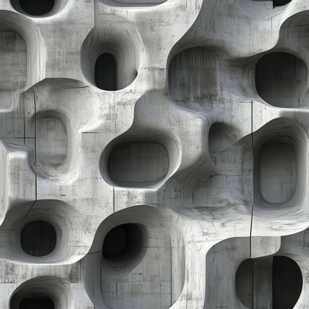 Sculpted Concrete Caverns