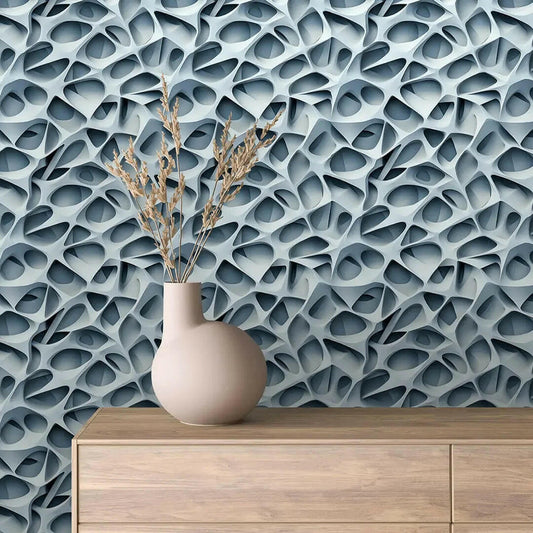 Sculpted Cellular Cloud Wallpaper