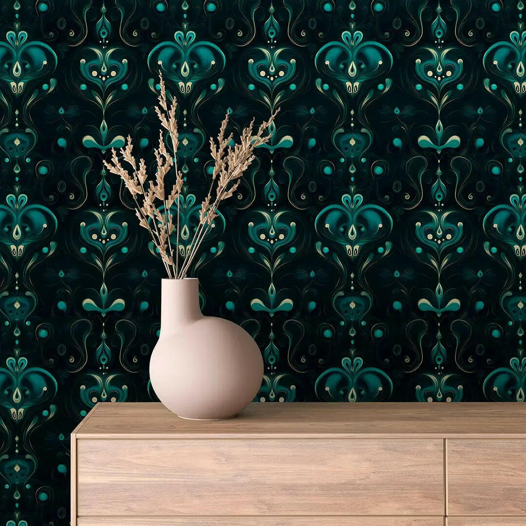 Emerald Reverie Damask