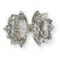 SILVER Glitter Tumbler Bow