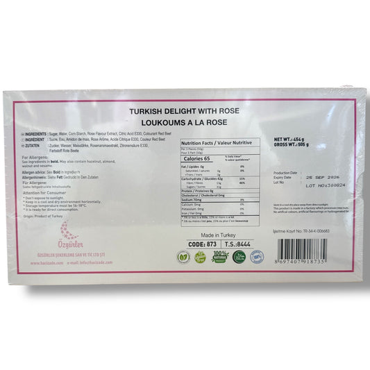 Delicious Turkish Delight - Authentic Ross Flavour - 200g Treat from ALBASHA Store