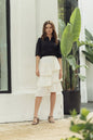 ARIA RUFFLE SKIRT IN BLACK