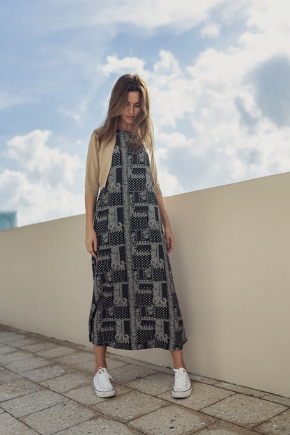 PAISLEY JUMPER IN NAVY