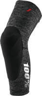 100% Teratec Knee Guards - Gray/Black - Large 70003-00007