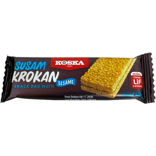Koska Sasame Krokan - Delicious Traditional Turkish Snacks with Sesame Crunch