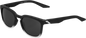 100% Hudson Sunglasses - Black - Black Mirror 61028-265-01