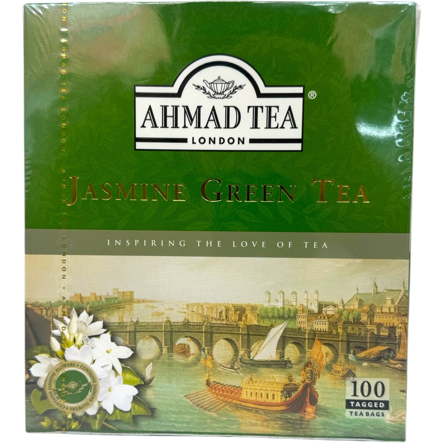 Ahmad Jasmine Green Tea - Premium Blend for Aromatic Flavor and Refreshing Experience