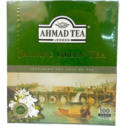 Ahmad Jasmine Green Tea - Premium Blend for Aromatic Flavor and Refreshing Experience