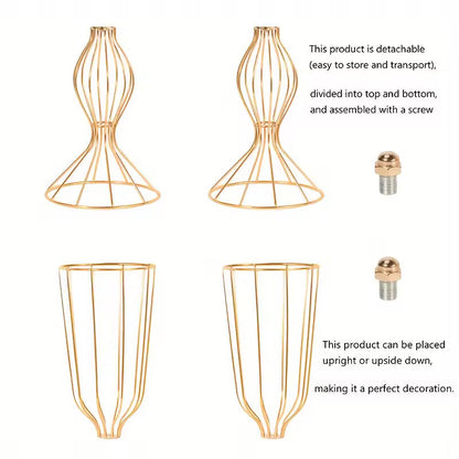 Elyss Wedding Party Table Decor - 23.6” Gold Flower Stand