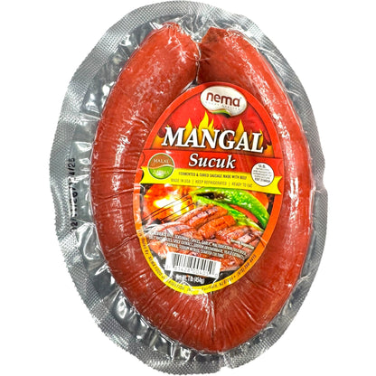 Nema Mangal Sucuk - Authentic Turkish Spicy Sausage for Grilling and Barbecuing