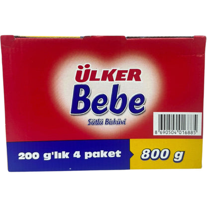 ULker Bebe Biscuits For Babies - 800g Nutritional Baby Snack, Soft and Gentle Treat