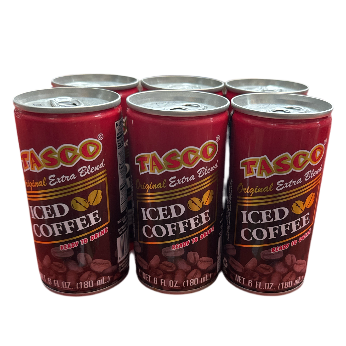 Tasco Iced Coffee, Original Extra Blend, Medium-Dark Roast, Liquid - (6oz, 30 Count)(case)