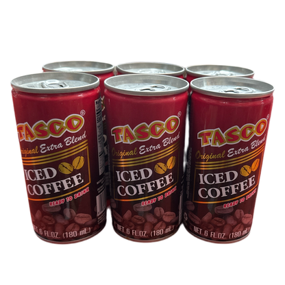 Tasco Iced Coffee, Original Extra Blend, Medium-Dark Roast, Liquid - (6oz, 6 Count)
