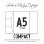 A5 Slim | Clear Soft Vinyl Notebook Cover | 3 sizes