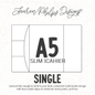 A5 Slim | Clear Soft Vinyl Notebook Cover | 3 sizes