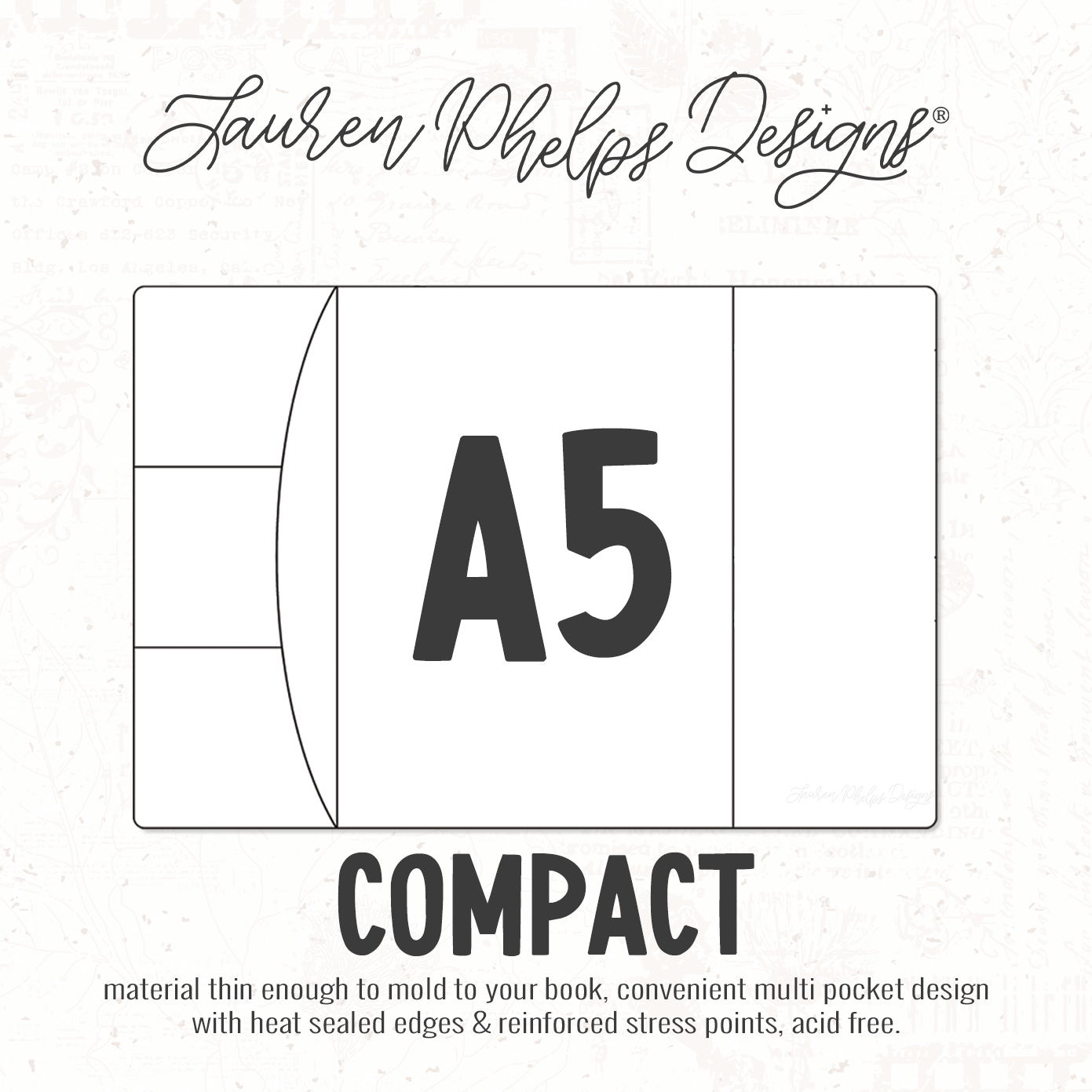 A5 | Clear Soft Vinyl Notebook Cover | 3 sizes