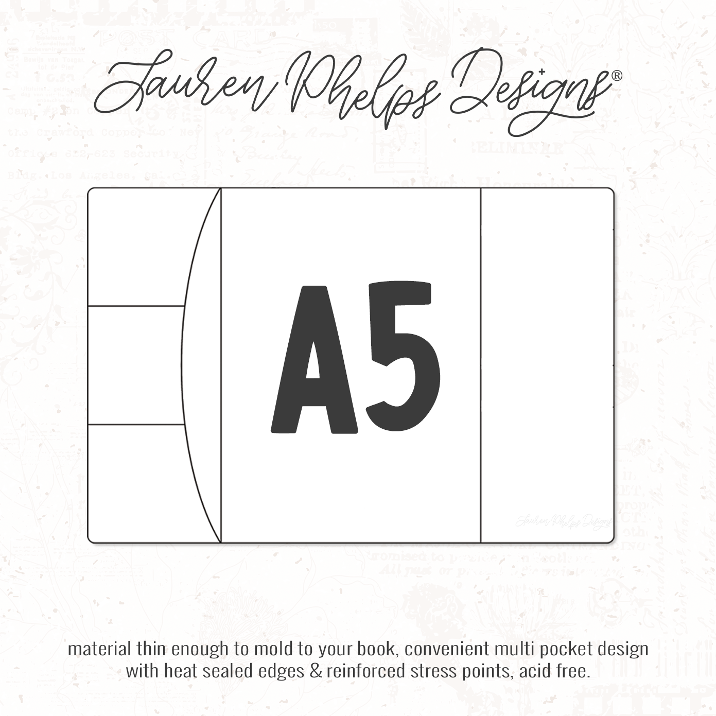 A5 | Clear Soft Vinyl Notebook Cover | 3 sizes