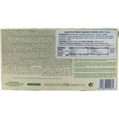 Gullon Whole Grain Flour Sandwiches - No Added Sugar Snacks, Healthy Snack Option