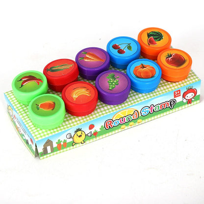 10 Pcs Toy Stamp Set