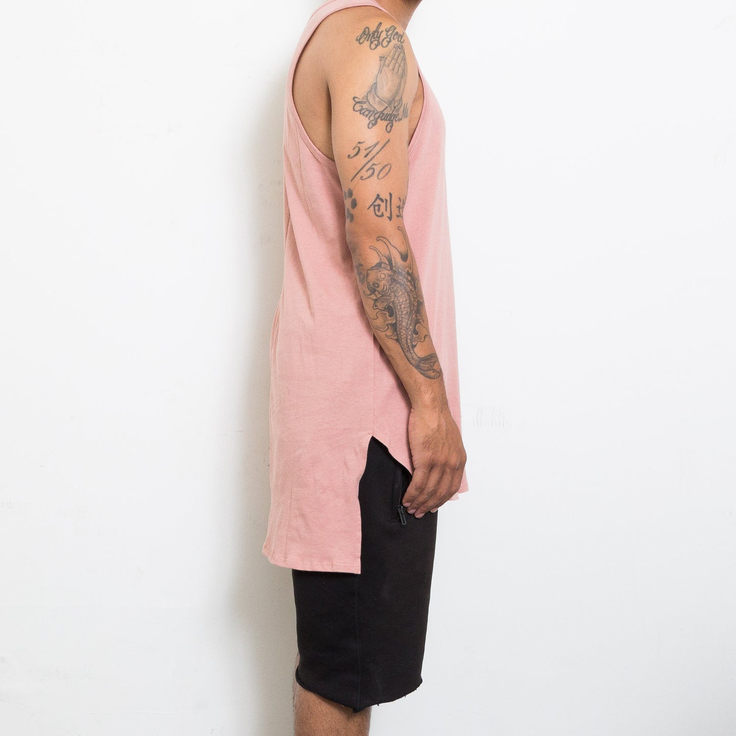 HI LOW TANK- PEACH