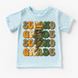 Second Grade Camo Lighting Bolt Shirt - Back To School Tee