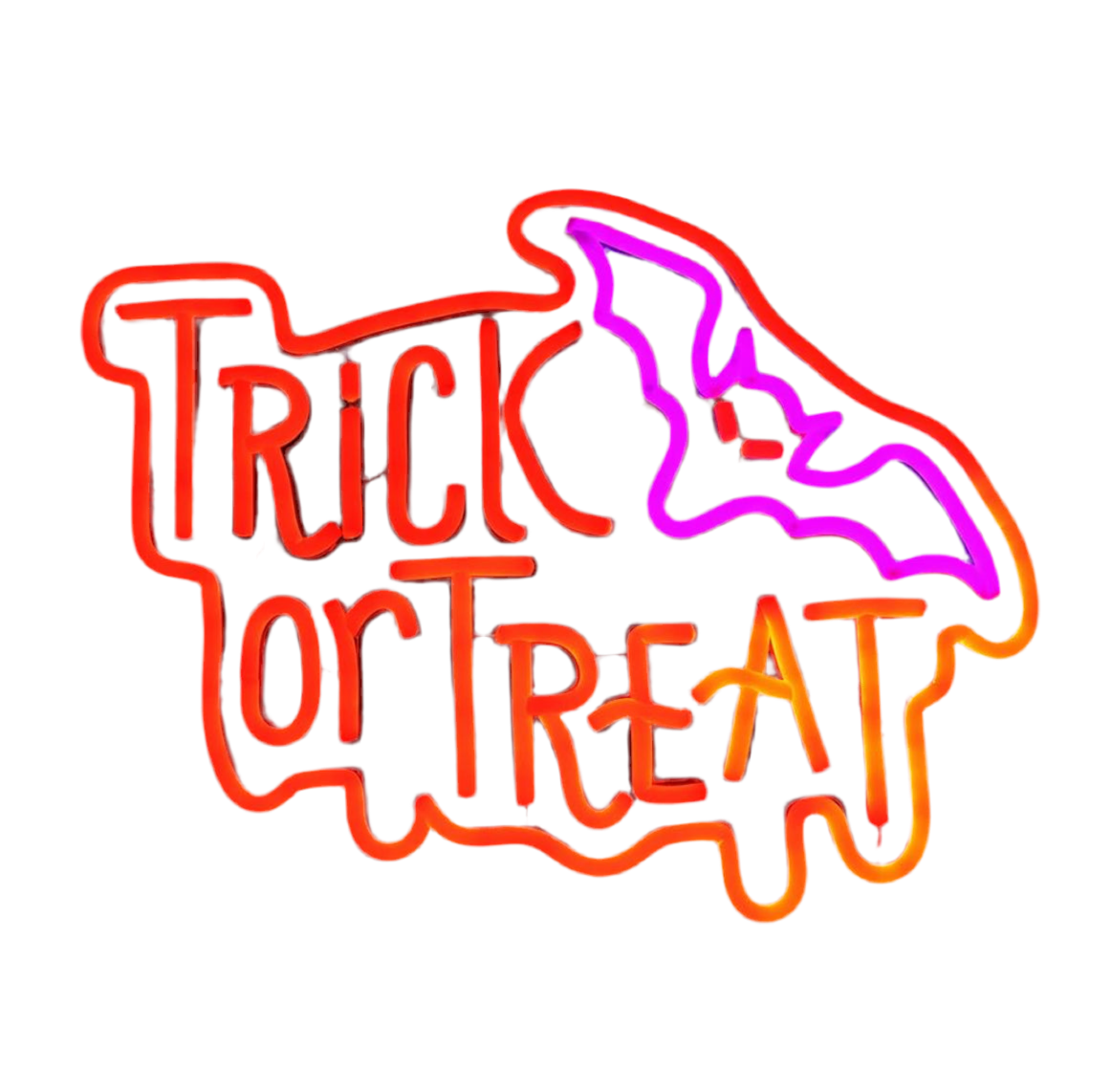 16” Trick Or Treat Halloween Neon Sign