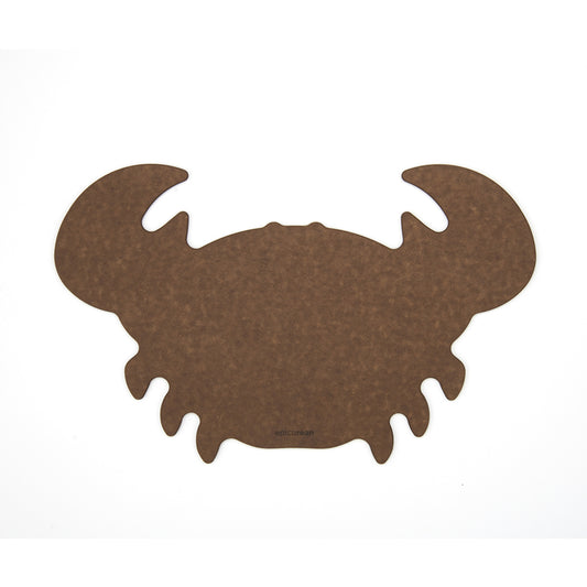 Epicurean 6395834 Crab 9.75 x 15.5 in. Natural Nutmeg Wood Cutting Boa