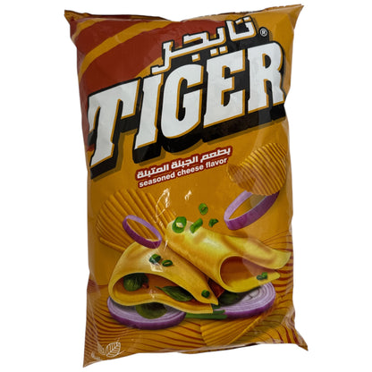 Tiger Cheese-Flavored Chips, 90g - Savory Snack for Cheese Lovers, Crunchy & Delicious