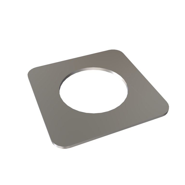 Amba 1mm Square Spacer (qty. 2) for use with Quadro or Vega collections