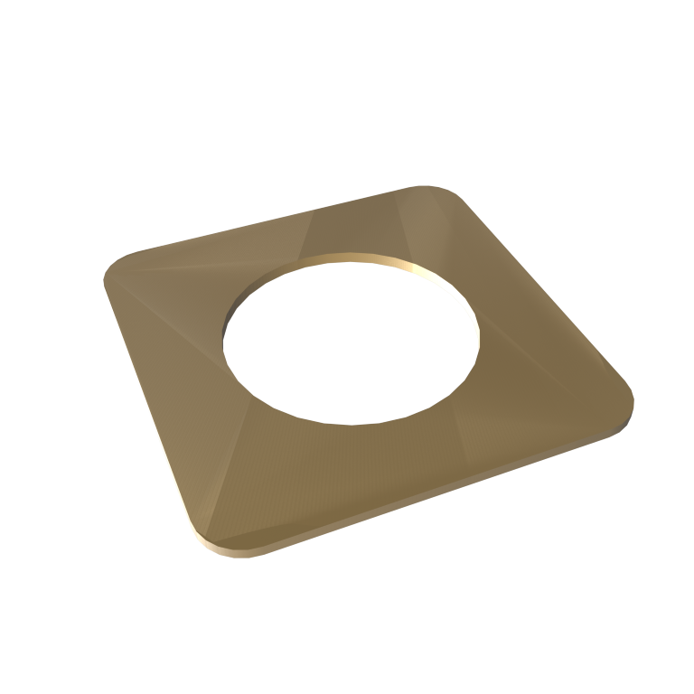 Amba 1mm Square Spacer (qty. 2) for use with Quadro or Vega collections