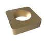 Amba 10mm Square Spacer (qty. 2) for use with Quadro or Vega collections