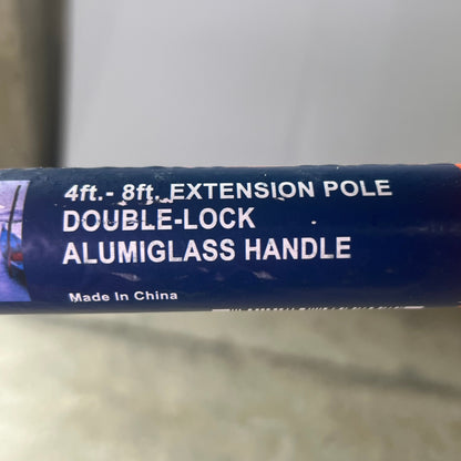 VENICE TOOLS Alumiglass Extension Pole Sz 4 ft- 8 ft, Orange 50020