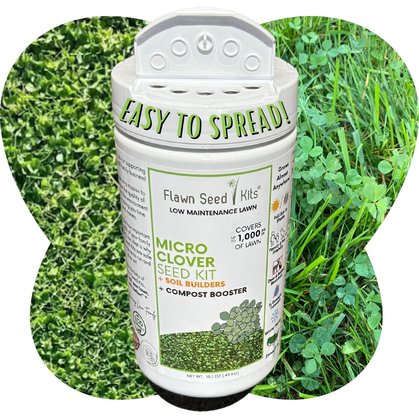 Micro Clover Easy Spread Shaker