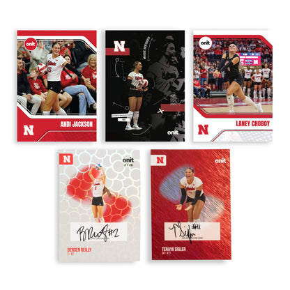 University of Nebraska Volleyball 2025 Trading Cards - Platinum Box (Guaranteed Autograph)