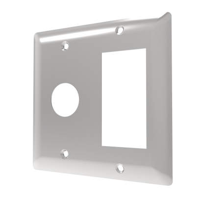 Amba Double Gang Plate