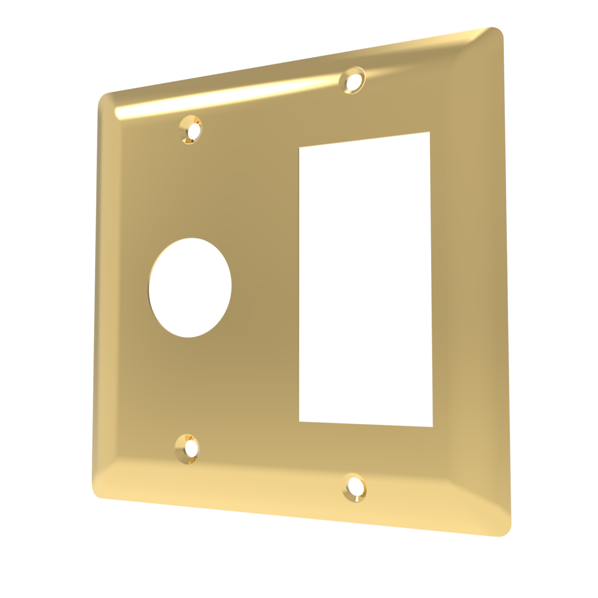 Amba Double Gang Plate