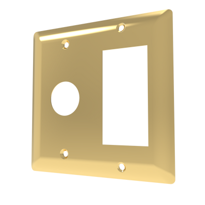 Amba Double Gang Plate