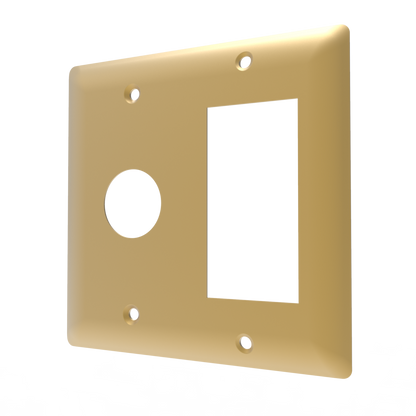 Amba Double Gang Plate